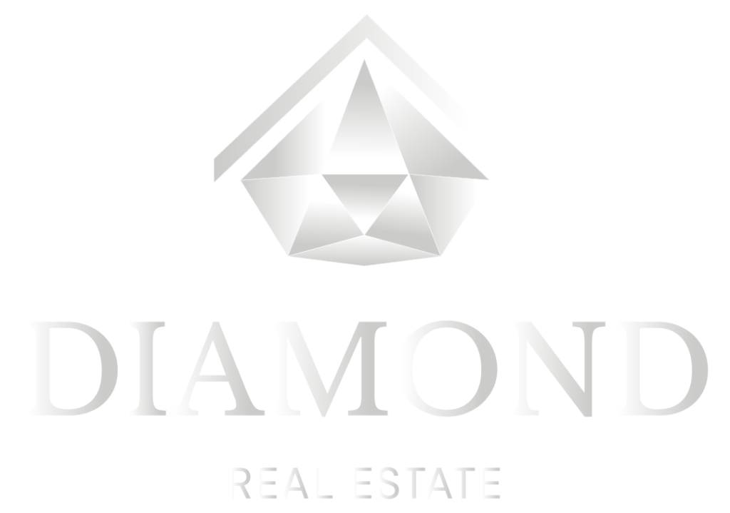 LOGO DIAMOND REAL ESTATE BRANCO